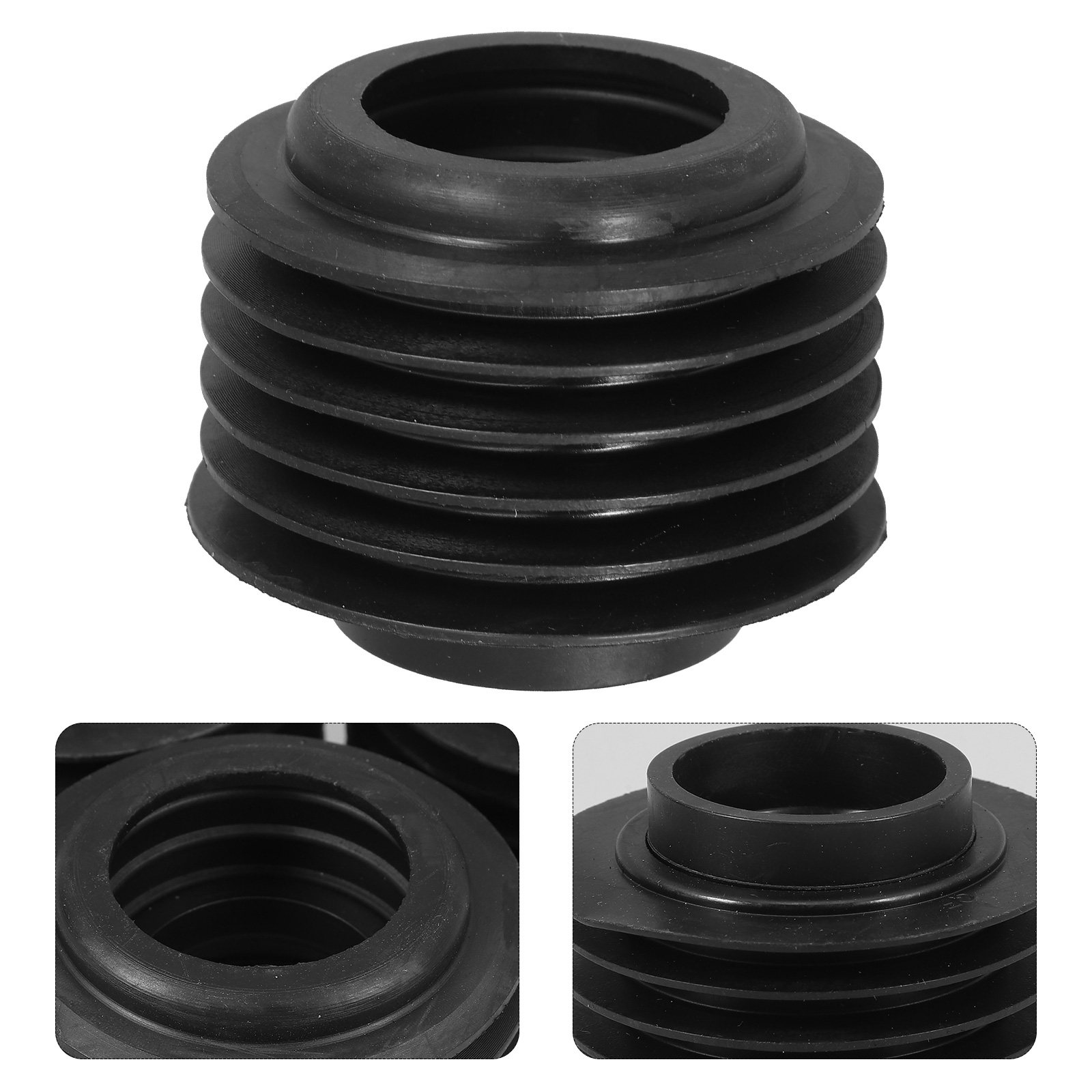 Wax Ring Toilet Bowl Seal Gasket - 3 stuks universele afdichtingsring voor toiletbrillen