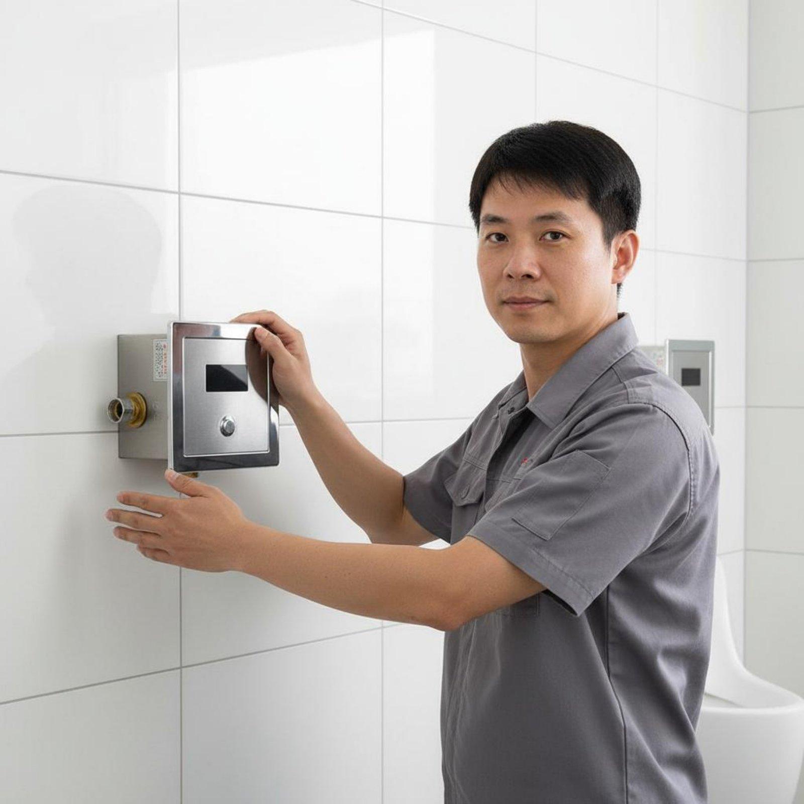 Touchless Automatic Toilet Flush Sensor - Automatische spoelklep roestvrij staal urinoir sensor
