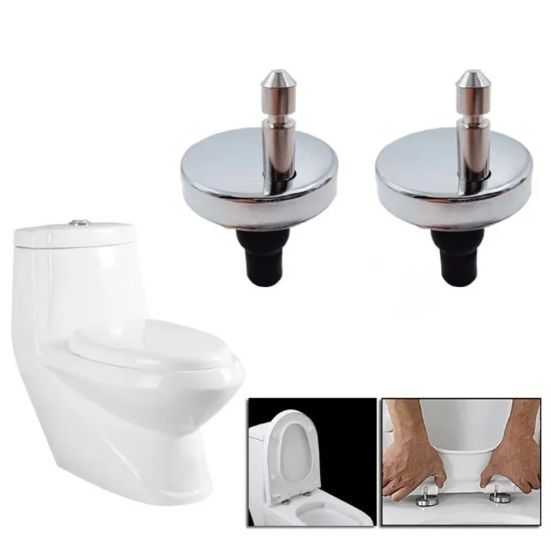 Slow Close Toilet Seat Quick Release - 2 stks Toiletbrillen Top Fix Scharnier