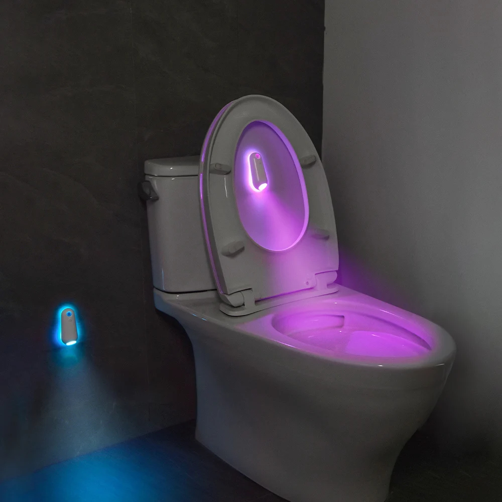 Toilet Night Light Motion Sensor Led - LED Smart Motion Sensor Nachtlampje, Toiletbrilverlichting,