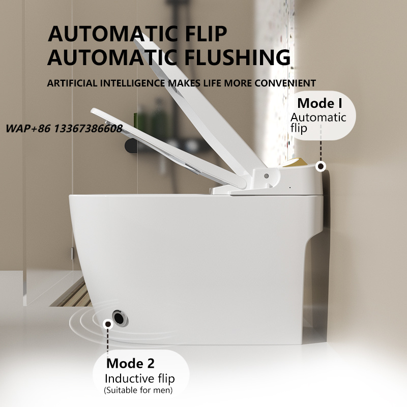Smart Toilet All In One Automatic Flush - Vormgevend Smart Toilet Alles-in-één Zonder Waterdrukbeperking