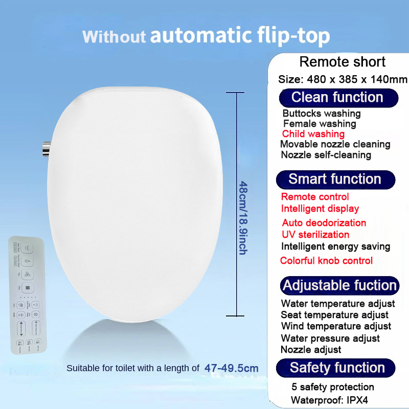Smart Bidet Toilet Seat Heated Electric - Slimme elektrische toiletbrilverwarming Japanse Tapa Inodoro