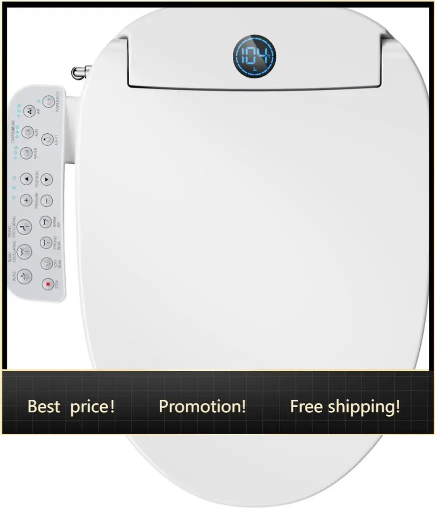 Elongated Bidet Toilet Seat Warm Dryer - Gloednieuw, snelle verzending, bestseller: Elektrische bidet