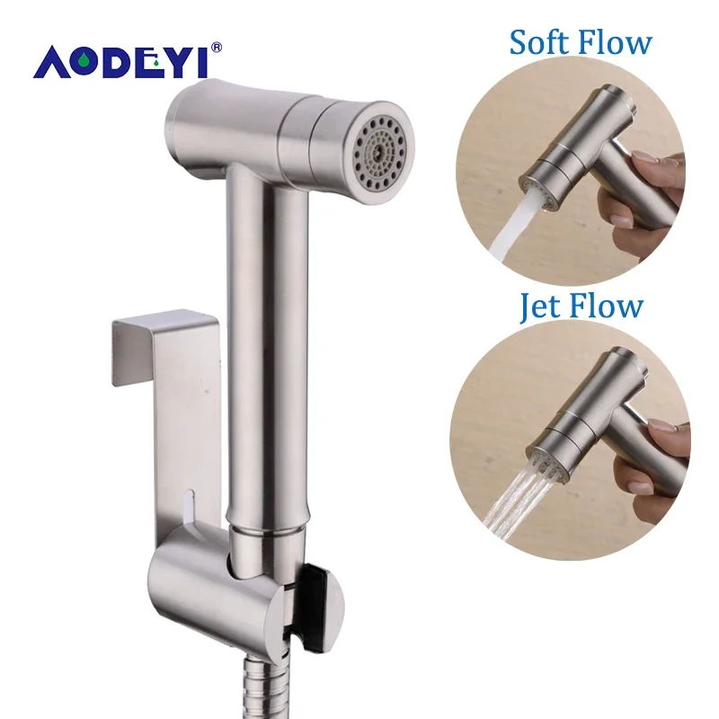 Handheld Bidet Sprayer Shattaf Stainless - AODEYI Toiletspuitset met 2 standen, bidet,