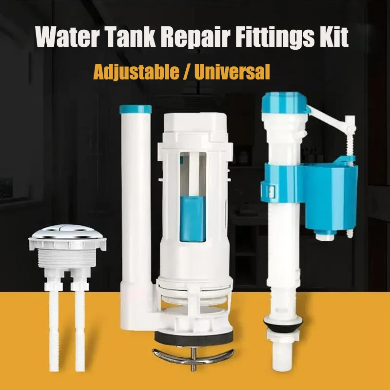 Toilet Tank Repair Fill Valve Kit - Universele Toiletten Tankvulkleppen Verstelbare watertank Reparatiefittingset