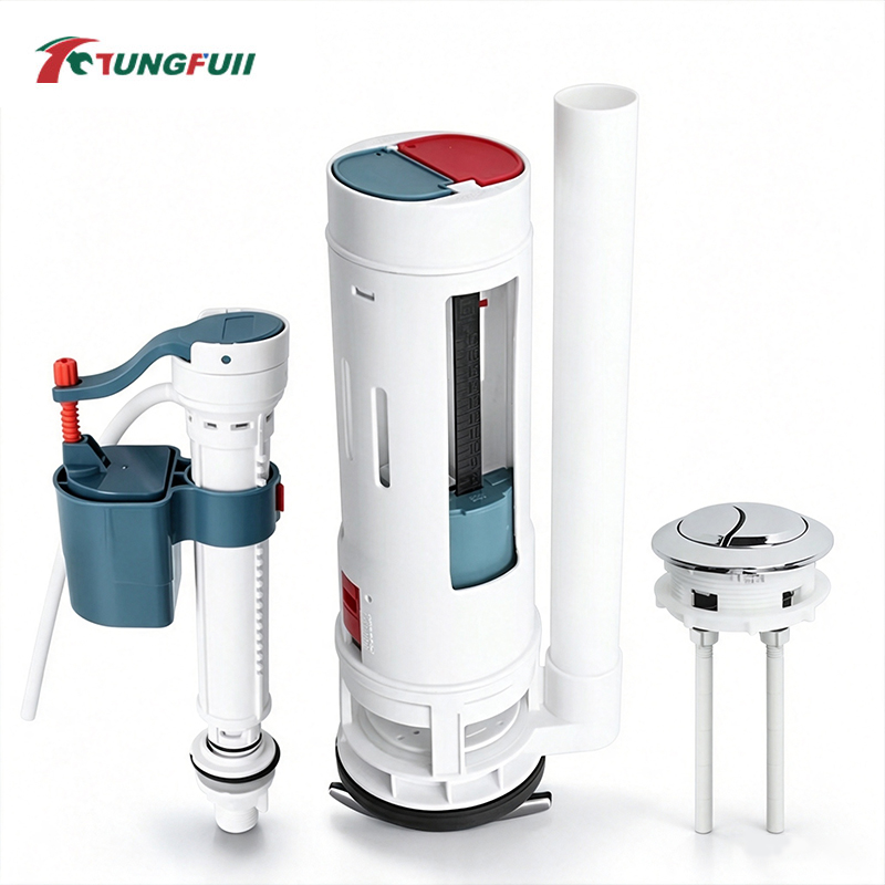 Toilet Tank Repair Fill Valve Kit - Nieuwe toiletreservoirvulkleppen, verstelbare reparatieset voor watertanks,