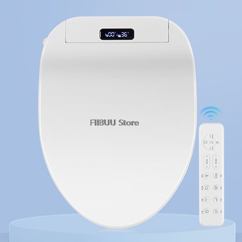 Elongated Bidet Toilet Seat Warm Dryer - Langwerpige slimme bidet Toiletbrilafdekking Deksel Warm