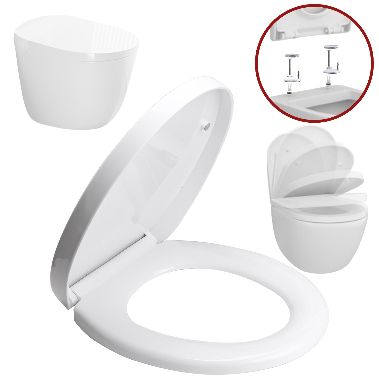 Badkamer Toiletdeksel Vierkant - Slow Close Toilet Seat Quick Release recensie en prijs