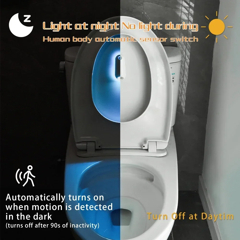LED-toiletbewegingssensor Lich - Toilet Night Light Motion Sensor Led recensie en prijs