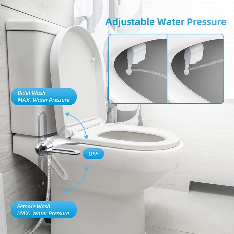 Ultradunne, niet-elektrische b - Non Electric Bidet Attachment Dual Nozzle recensie en prijs