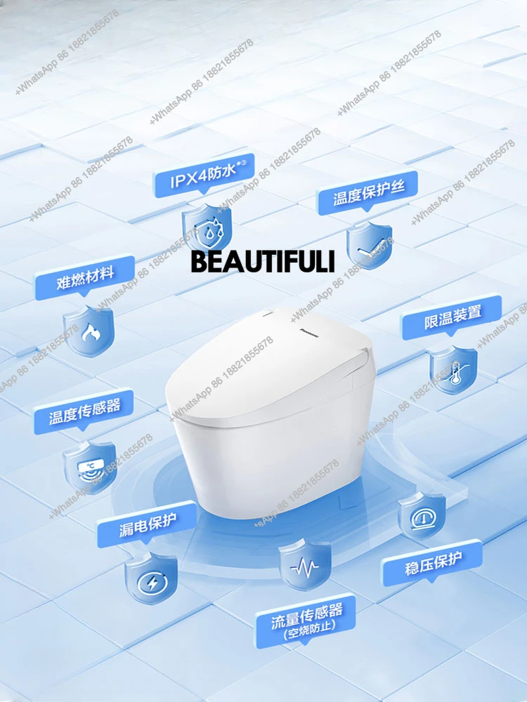 B567 Het slimme toilet heeft g - Smart Toilet All In One Automatic Flush recensie en prijs