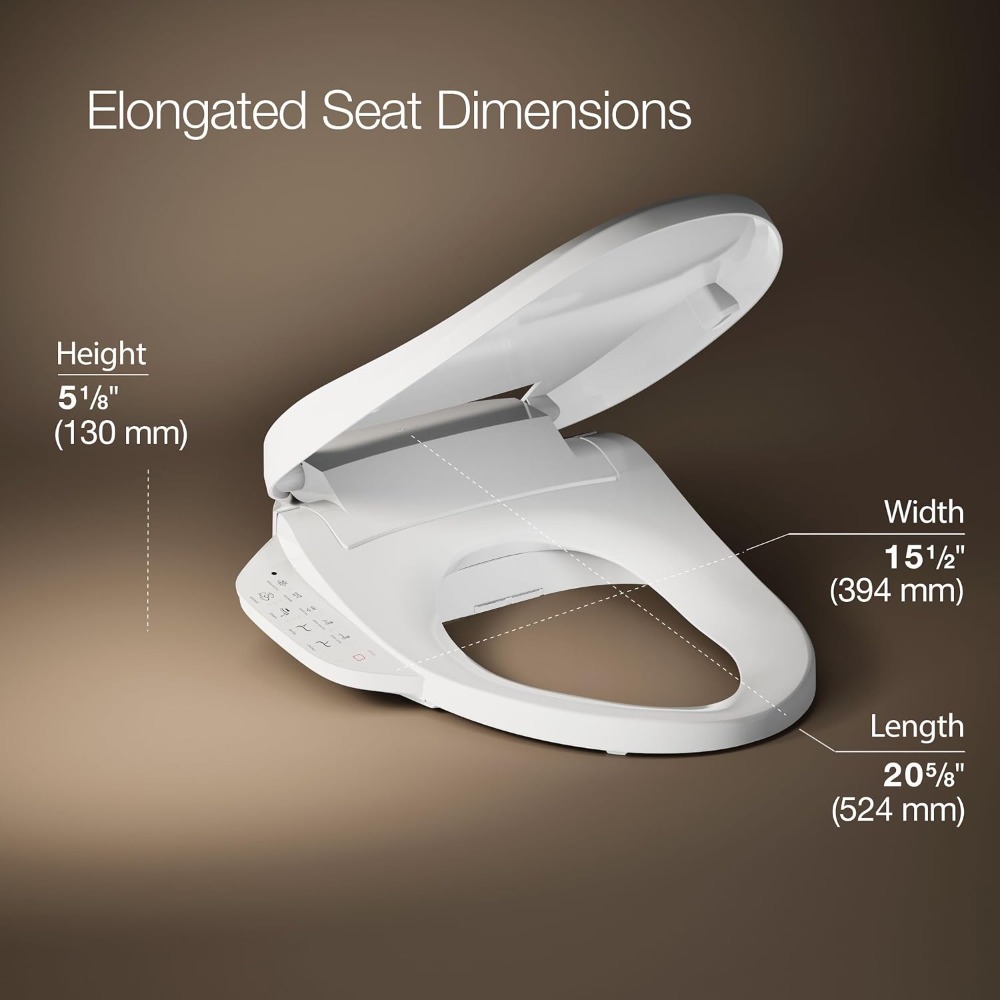 Langwerpig verwarmd bidet toil - Elongated Bidet Toilet Seat Warm Dryer recensie en prijs
