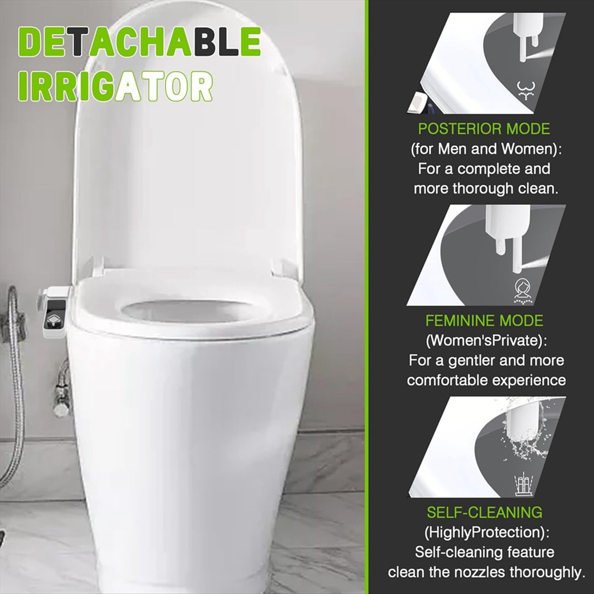 Top niet-elektrisch bidetopzet - Non Electric Bidet Attachment Dual Nozzle recensie en prijs
