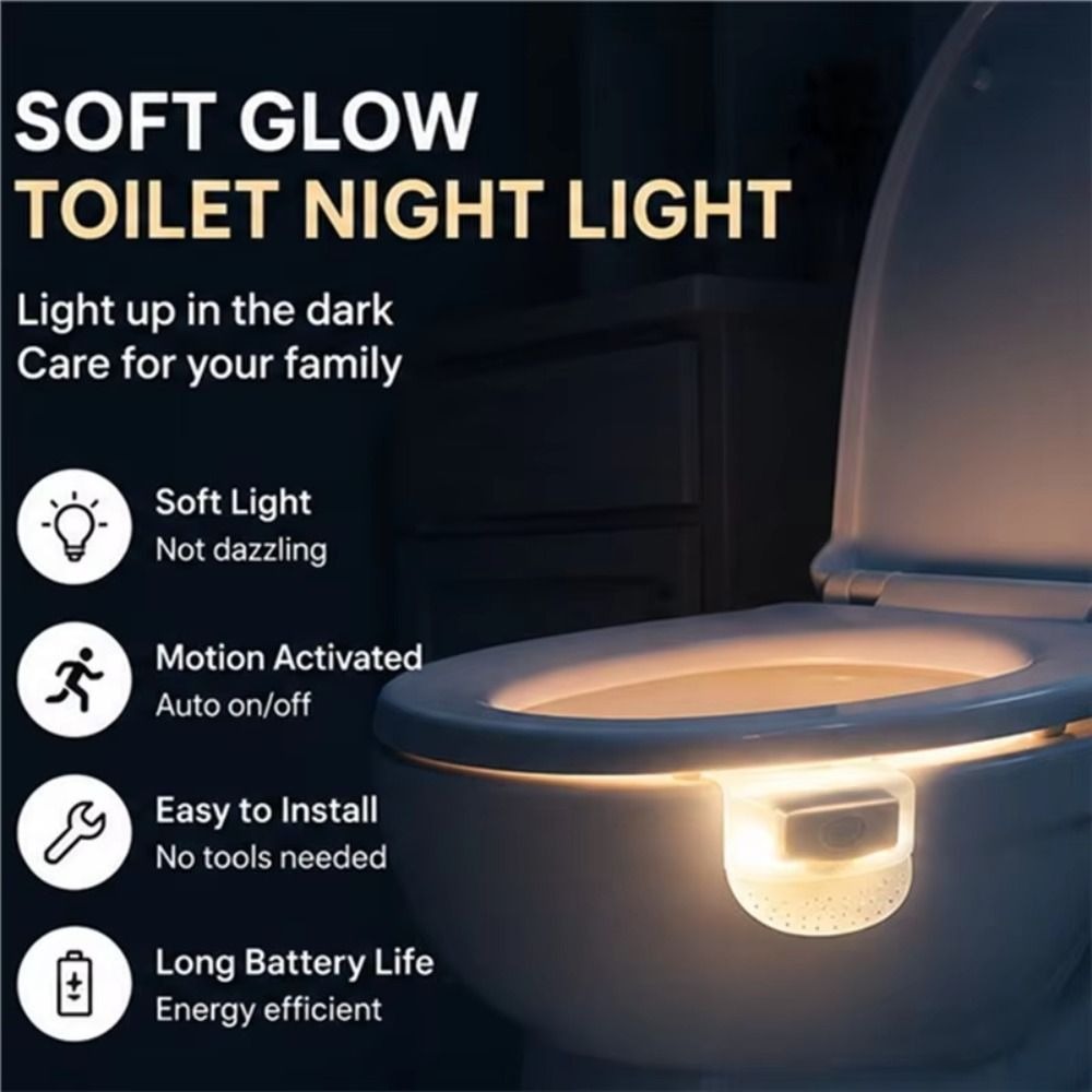Bewegingsensor Toilet Nachtlam - Toilet Night Light Motion Sensor Led recensie en prijs