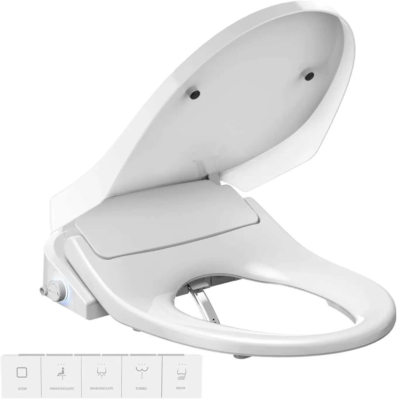 Gloednieuw, snelle verzending, - Elongated Bidet Toilet Seat Warm Dryer recensie en prijs