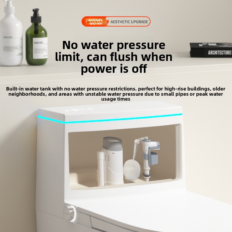 Slim toilet voor thuisgebruik, - Smart Toilet All In One Automatic Flush recensie en prijs