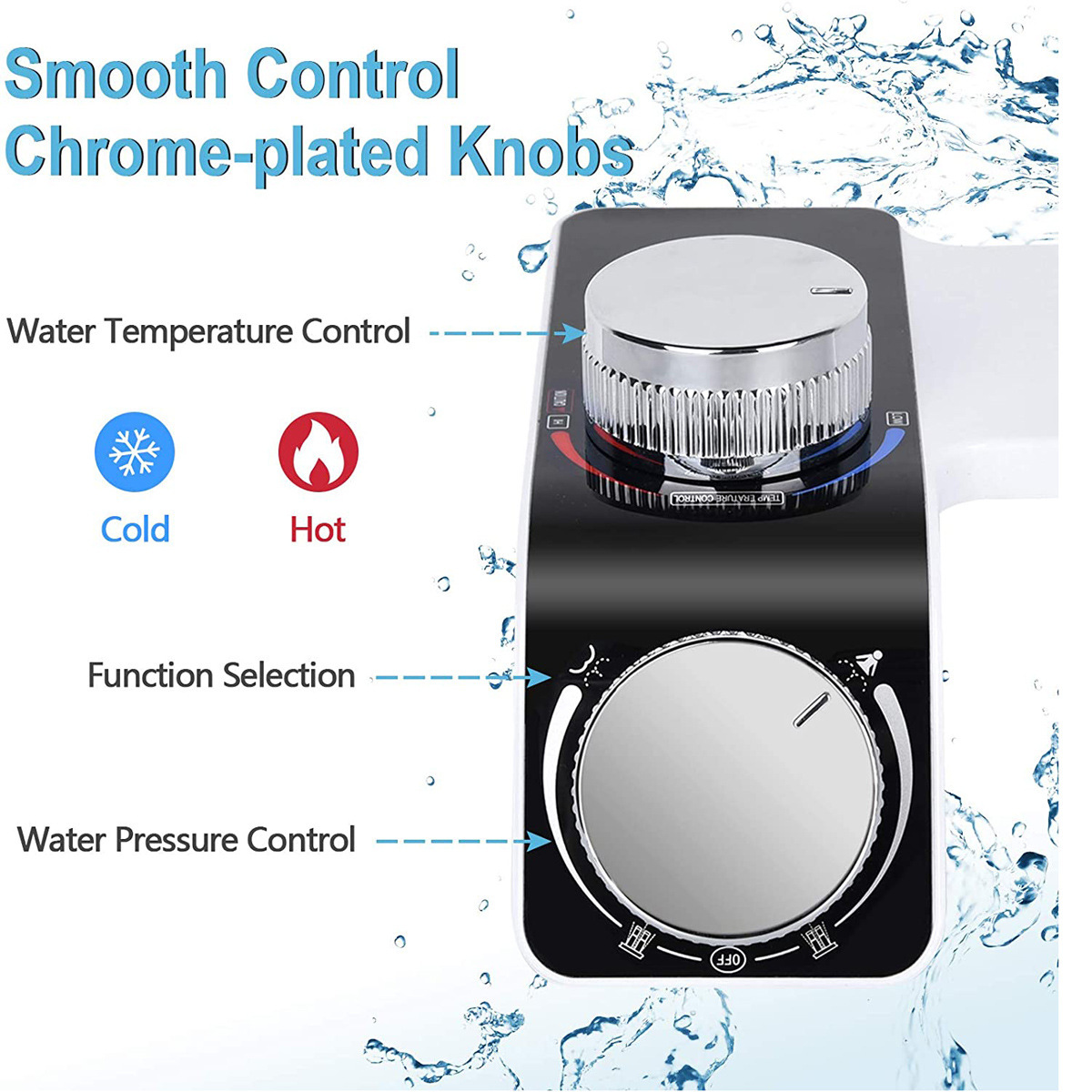 Niet-elektrische verstelbare w - Non Electric Bidet Attachment Dual Nozzle recensie en prijs