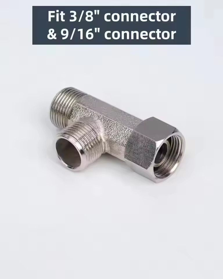Messing 3-weg T-kraan adapter  - Bidet T Adapter Valve 7/8 1/2 Brass recensie en prijs