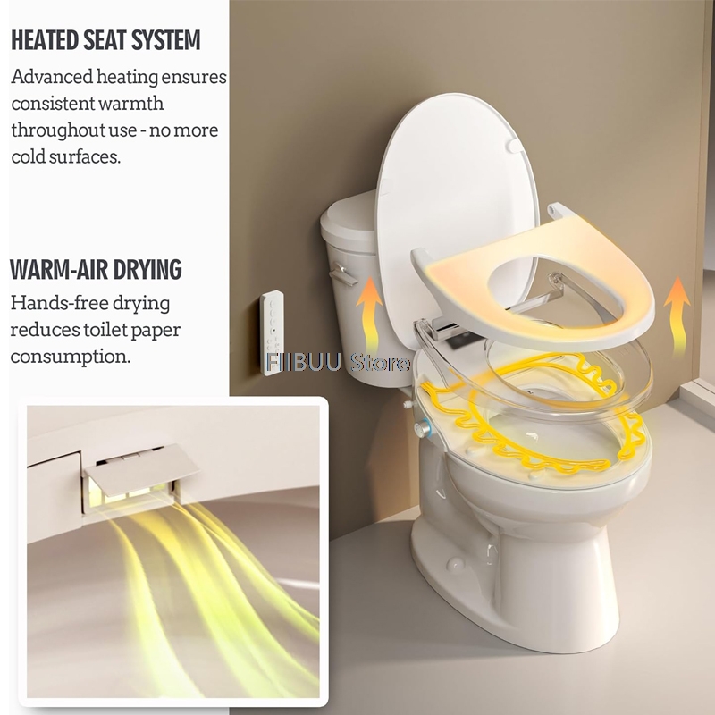 Smart Bidet Toiletbrilhoes Ver - Smart Bidet Toilet Seat Heated Electric recensie en prijs