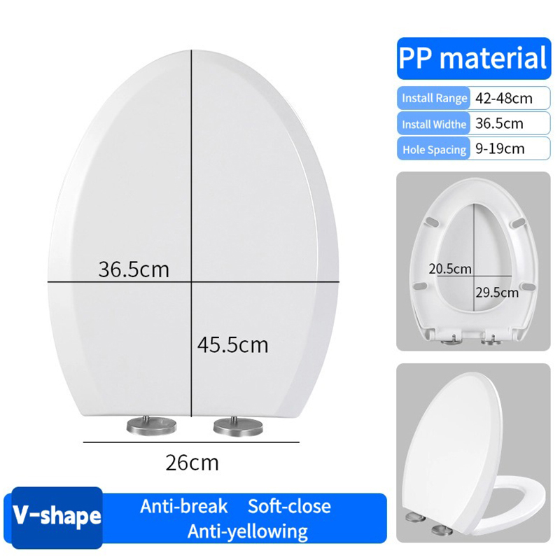 V/U-vormige toiletbrilhoes met - Slow Close Toilet Seat Quick Release recensie en prijs