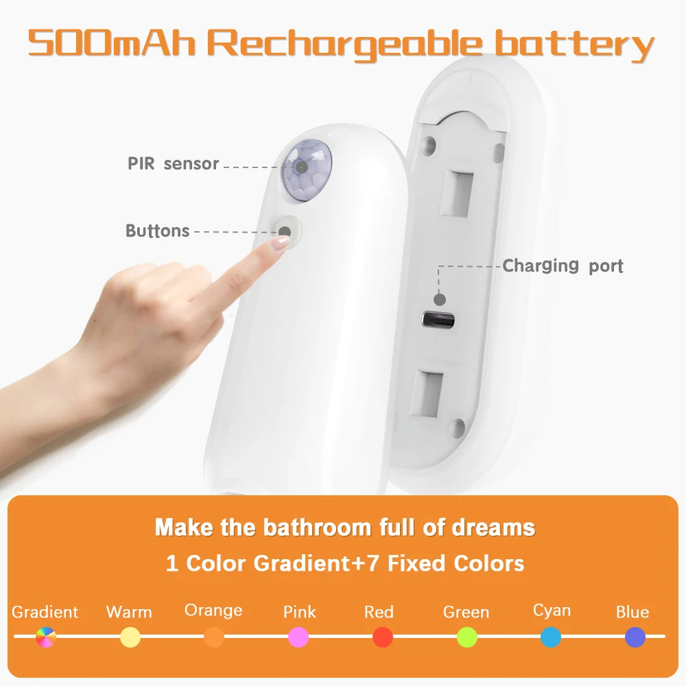 LED Smart Motion Sensor Nachtl - Toilet Night Light Motion Sensor Led recensie en prijs