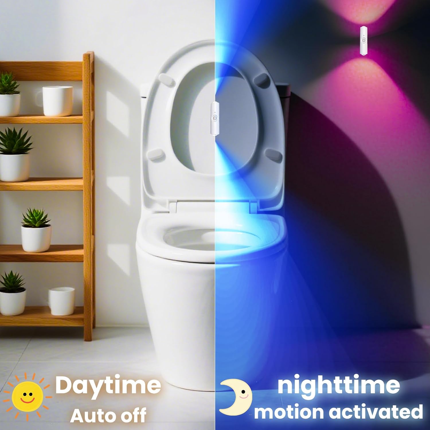 Nachtlampje met bewegingssenso - Toilet Night Light Motion Sensor Led recensie en prijs