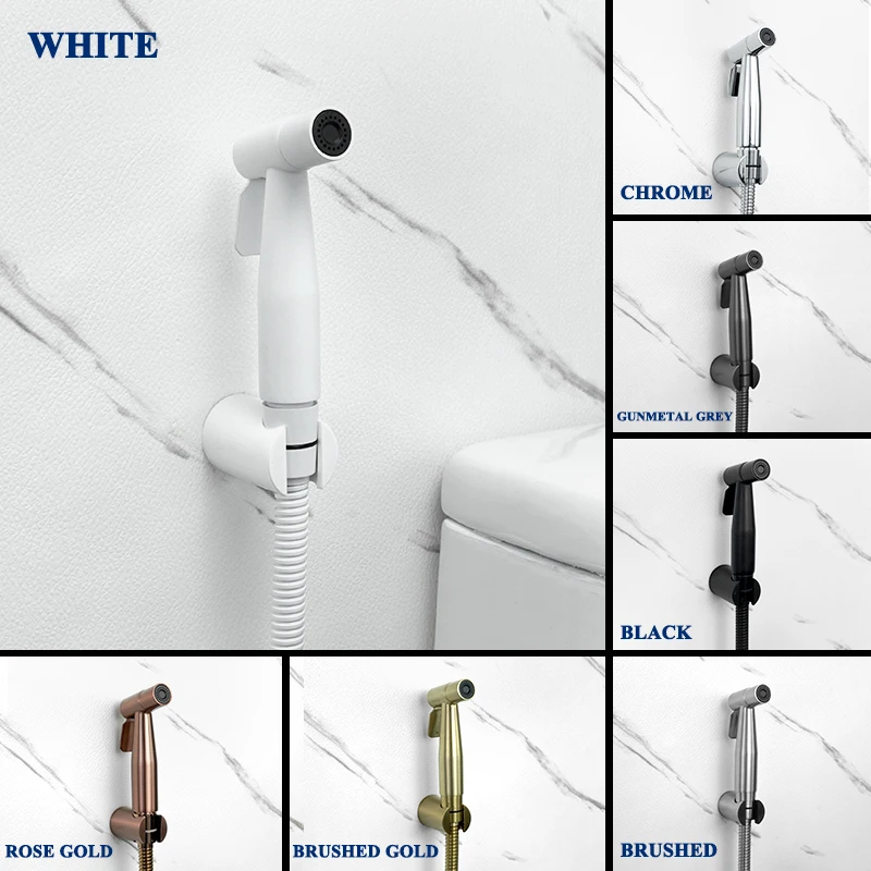 Witte roestvrijstalen draagbar - Handheld Bidet Sprayer Shattaf Stainless recensie en prijs