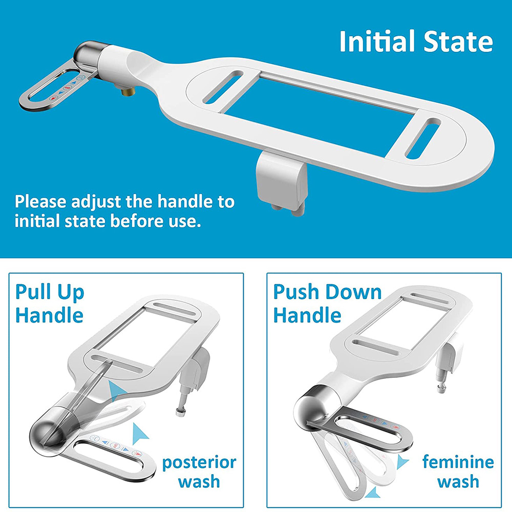 Nieuwe ultradunne bidetopzetst - Non Electric Bidet Attachment Dual Nozzle recensie en prijs