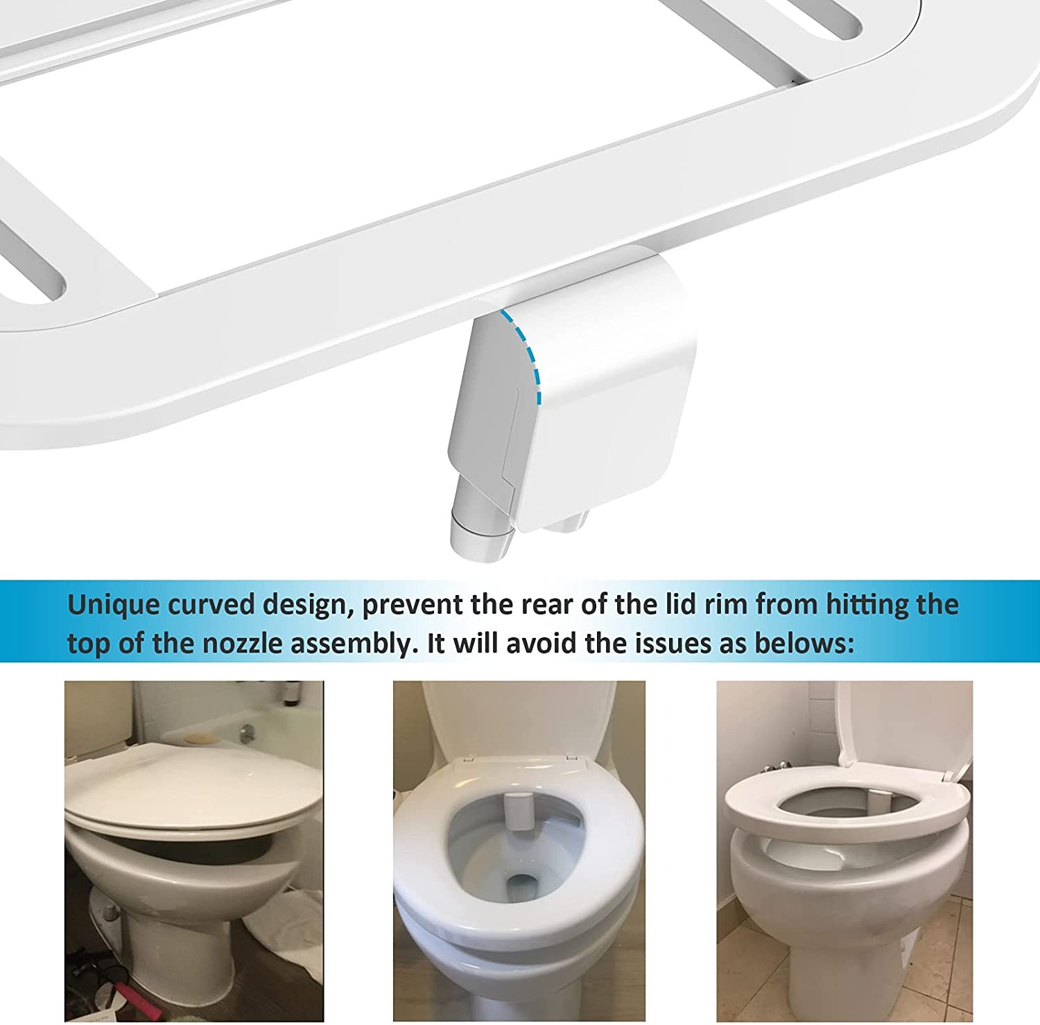 Nieuwe ultradunne bidetopzetst - Non Electric Bidet Attachment Dual Nozzle recensie en prijs