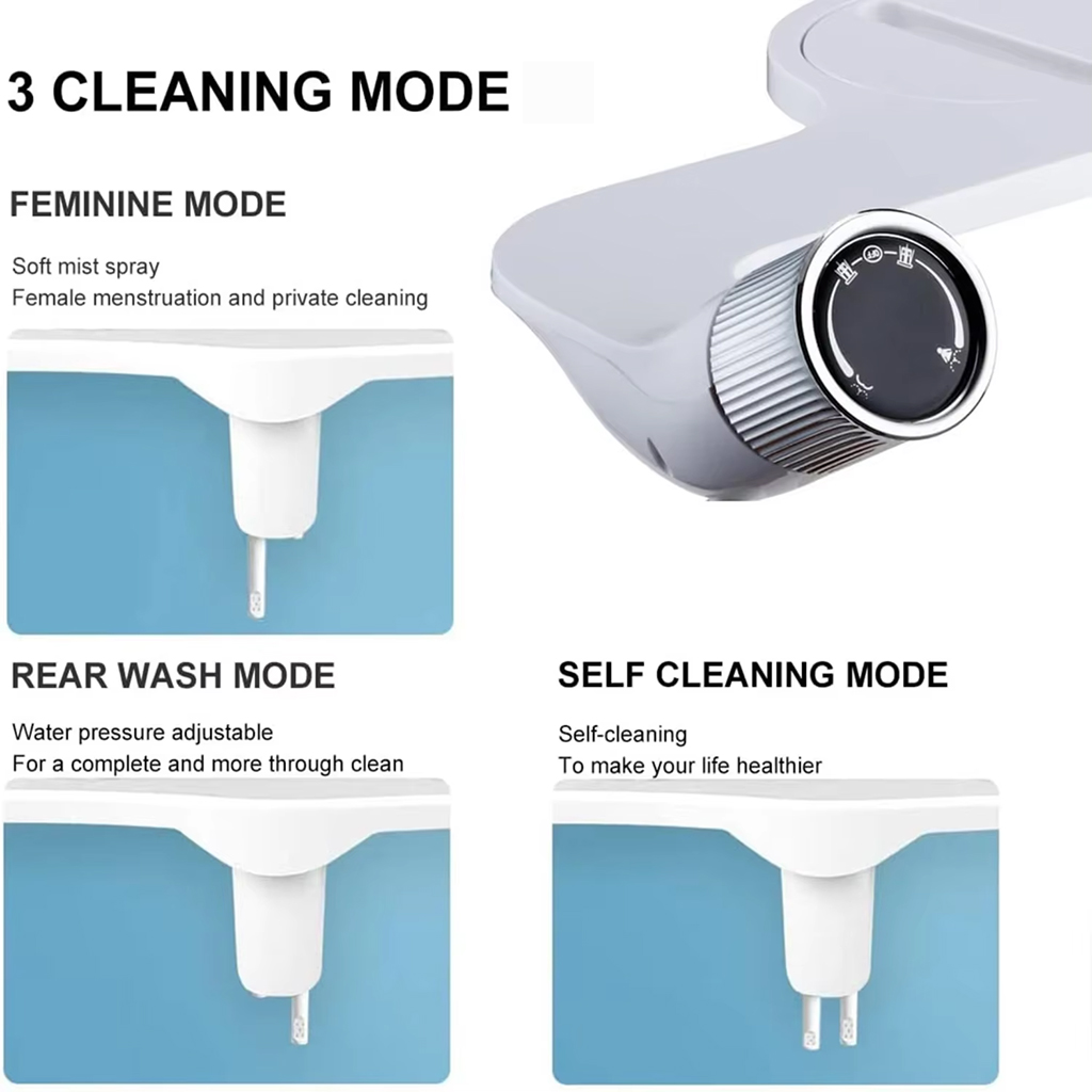 Bidet toiletbril, niet-elektri - Non Electric Bidet Attachment Dual Nozzle recensie en prijs