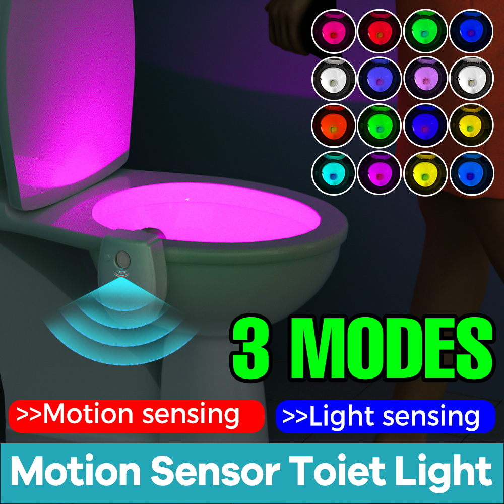 LED-toiletlamp 7 kleuren toile - Toilet Night Light Motion Sensor Led recensie en prijs