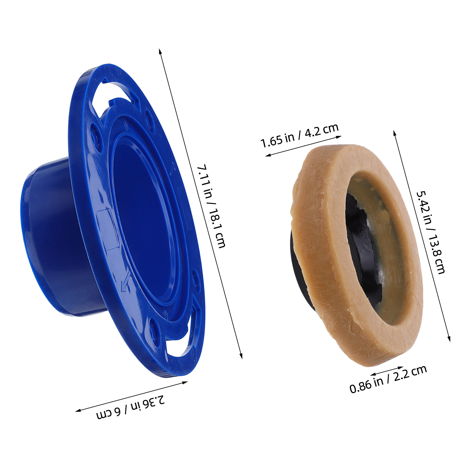 Universele toiletflesringset m - Wax Ring Toilet Bowl Seal Gasket recensie en prijs