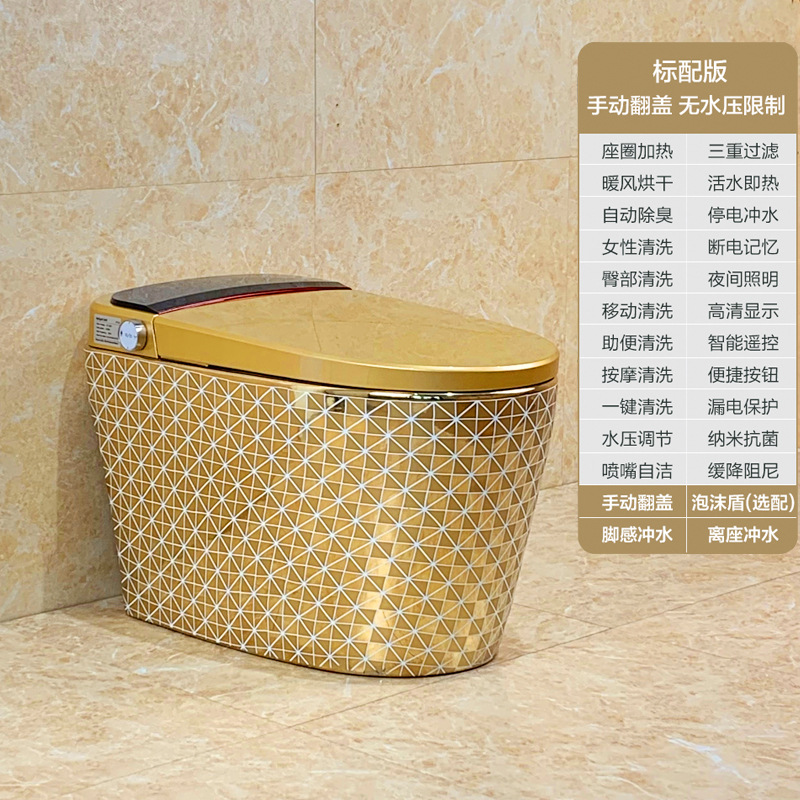 Tuhao Gold Smart Toilet Volled - Smart Toilet All In One Automatic Flush recensie en prijs