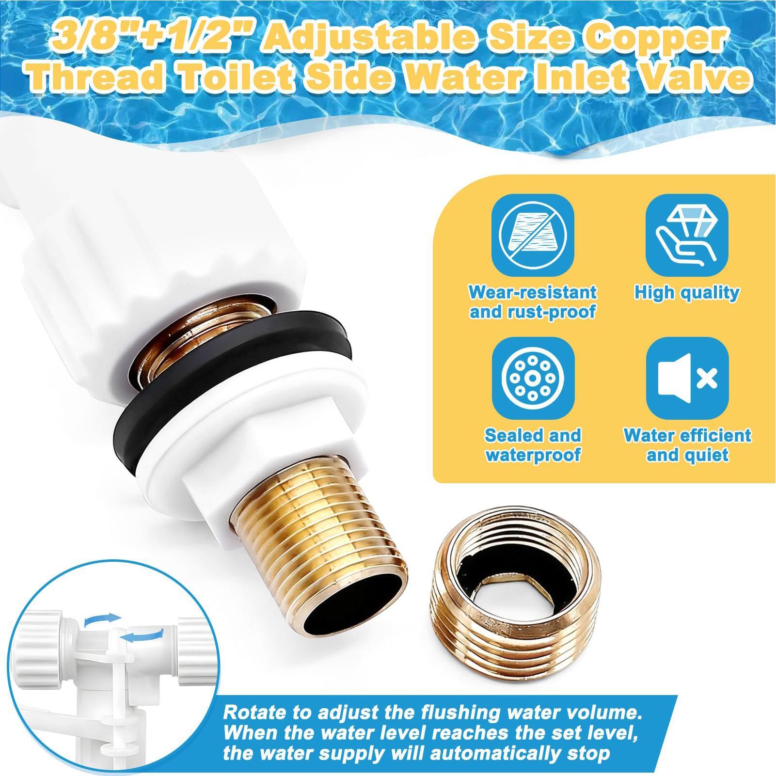 Vervangingssets voor toiletinl - Toilet Tank Repair Fill Valve Kit recensie en prijs