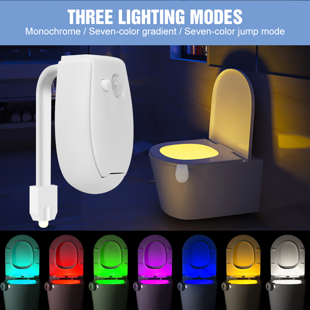 RGB LED toiletpotlamp PIR slim - Toilet Night Light Motion Sensor Led recensie en prijs