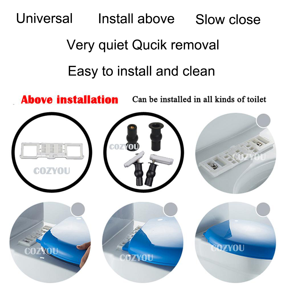 Universele V-vorm Langwerpig L - Slow Close Toilet Seat Quick Release recensie en prijs