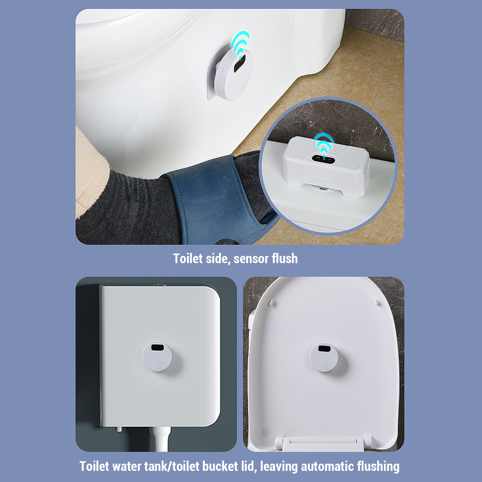 Automatische toiletspoelset vo - Touchless Automatic Toilet Flush Sensor recensie en prijs