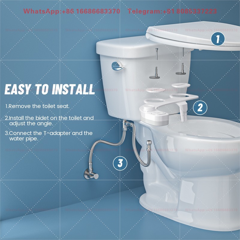 SAMODRA Niet-elektrische bidet - Non Electric Bidet Attachment Dual Nozzle recensie en prijs