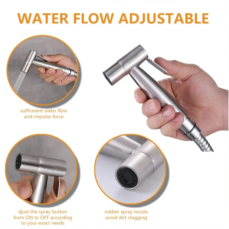 Handdouche van roestvrij staal - Handheld Bidet Sprayer Shattaf Stainless recensie en prijs