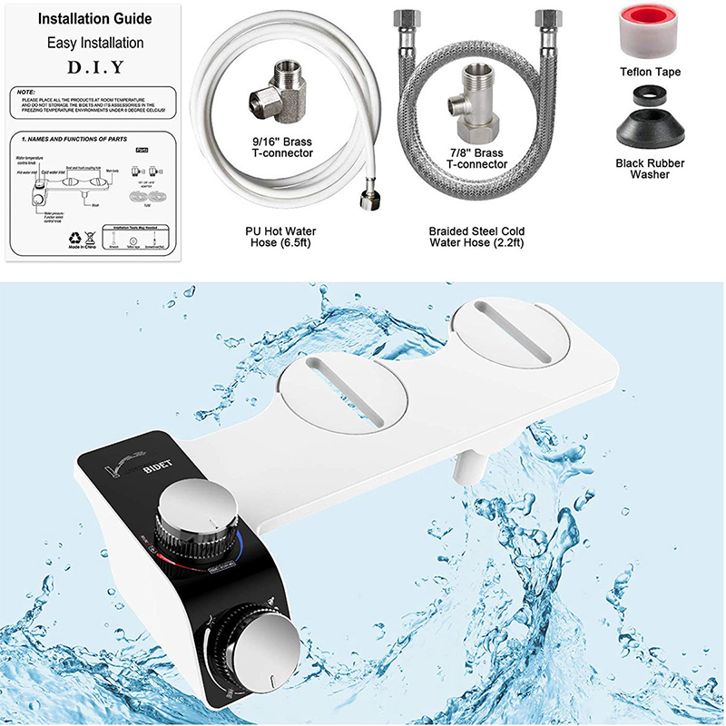 Bidet Toiletbrilbevestiging Ni - Non Electric Bidet Attachment Dual Nozzle recensie en prijs