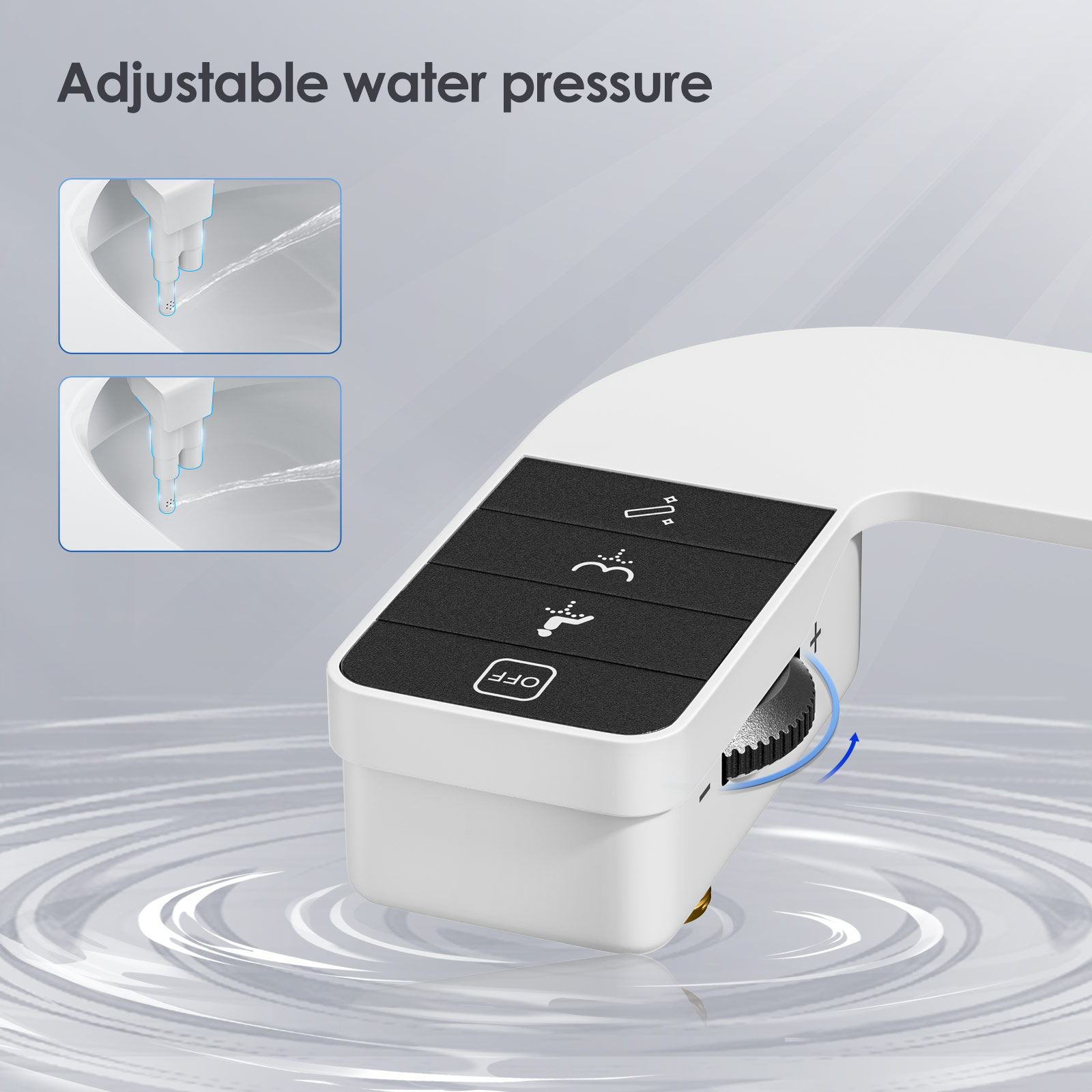 Bidetbevestiging voor toiletbr - Non Electric Bidet Attachment Dual Nozzle recensie en prijs