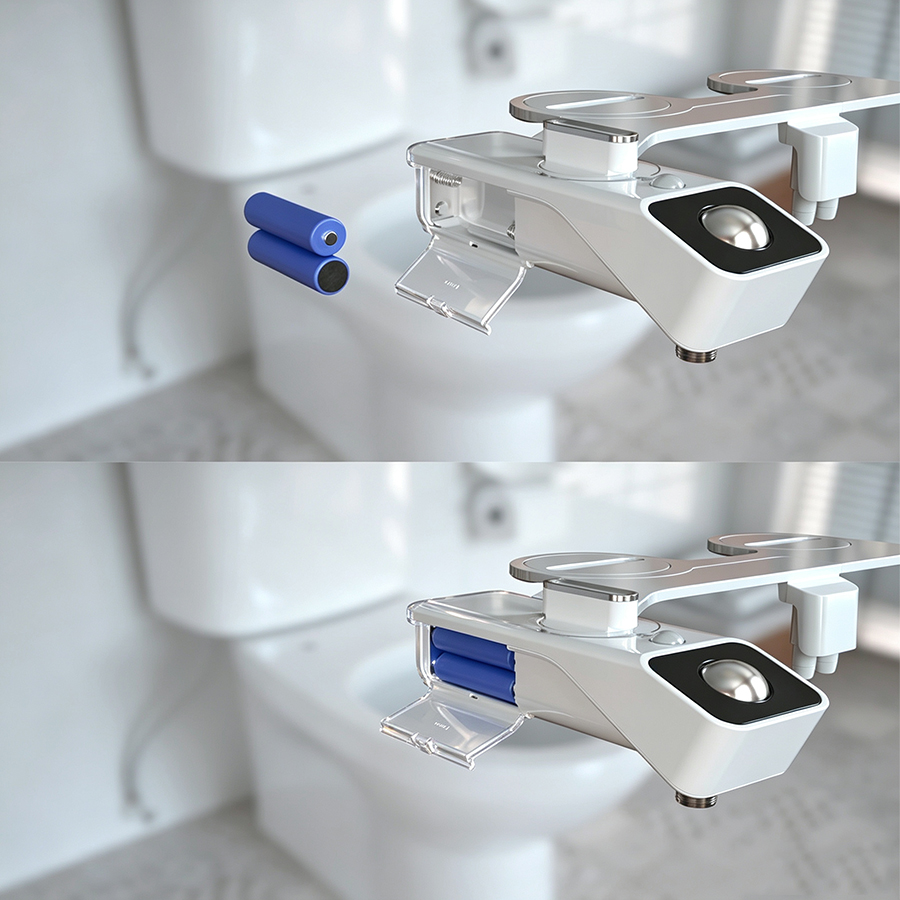 Bidet-toiletzitting met dubbel - Non Electric Bidet Attachment Dual Nozzle recensie en prijs