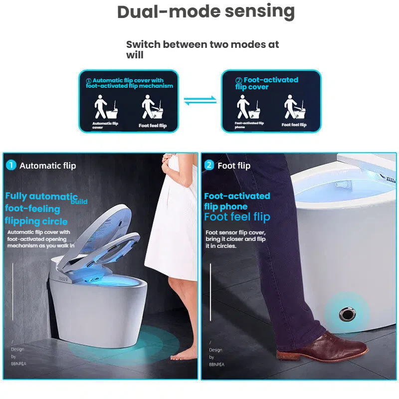 Volledig automatisch alles-in- - Smart Toilet All In One Automatic Flush recensie en prijs