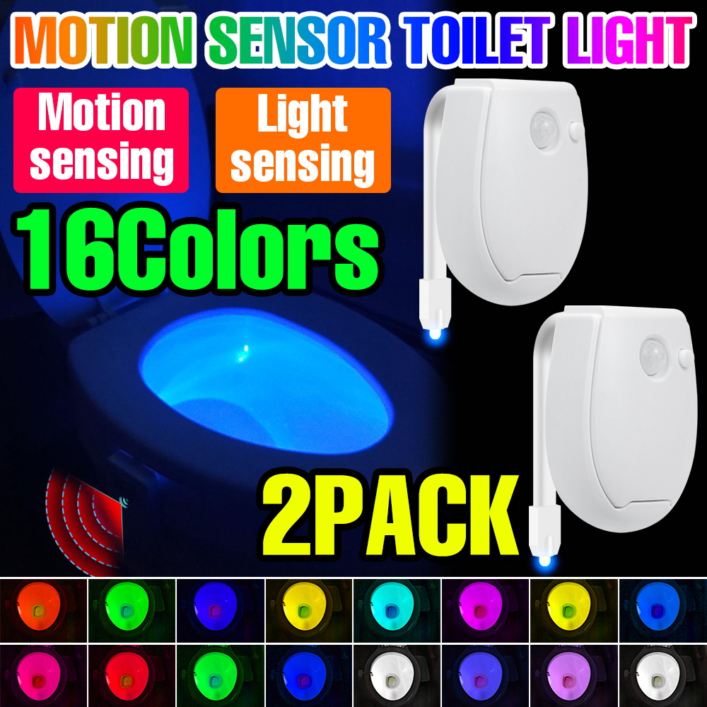 2 stks LED PIR Bewegingssensor - Toilet Night Light Motion Sensor Led recensie en prijs