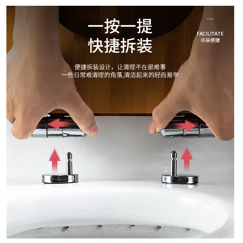 Universele demping met snelslu - Slow Close Toilet Seat Quick Release recensie en prijs
