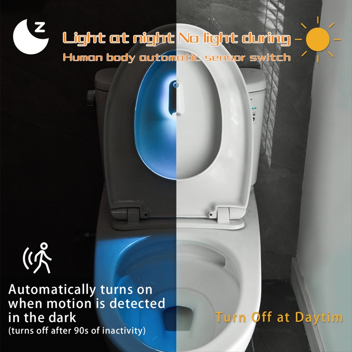 Nices Bewegingssensor Nachtlam - Toilet Night Light Motion Sensor Led recensie en prijs