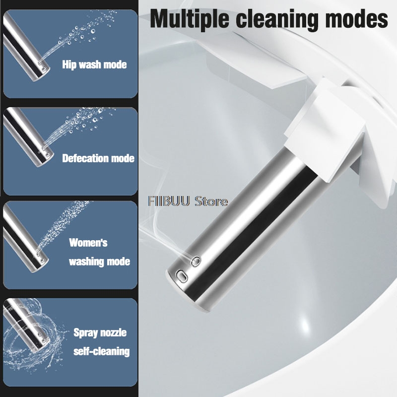 Langwerpige slimme bidet Toile - Elongated Bidet Toilet Seat Warm Dryer recensie en prijs
