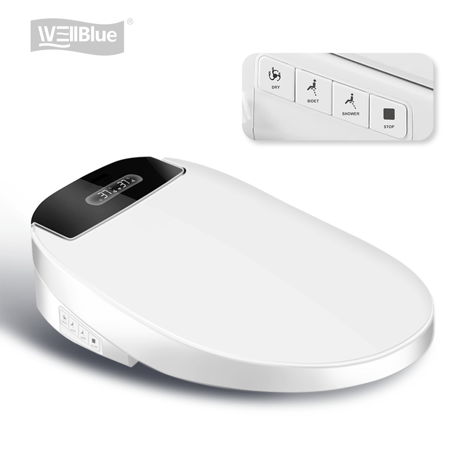 Langwerpig elektronisch warm w - Elongated Bidet Toilet Seat Warm Dryer recensie en prijs