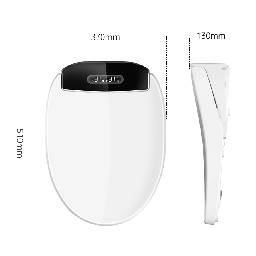 Langwerpig elektronisch warm w - Elongated Bidet Toilet Seat Warm Dryer recensie en prijs