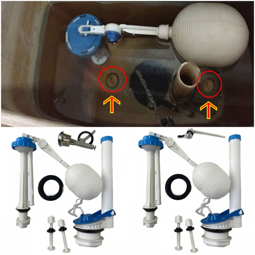 1 set drukknop toiletwatertank - Toilet Tank Repair Fill Valve Kit recensie en prijs